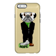 Pug Wearing a Suit Nope Incipio Feather® Shine iPhone 6 Case