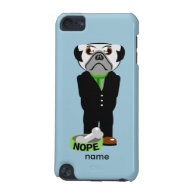 Pug Wearing a Suit Nope iPod Touch 5G Cover
