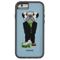 Pug Wearing a Suit Nope Tough Xtreme iPhone 6 Case