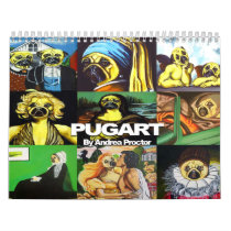 PugArt Calendar $19.95 by PugArt PugArt Calendar $19.95