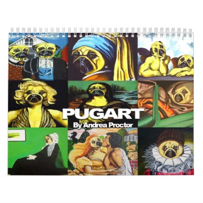 PugArt Calendar $19.95 by PugArt