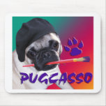 PUGCASSO MOUSE MATS