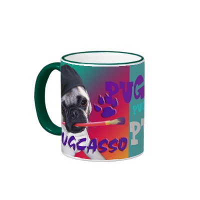 PUGCASSO MUG by Netnita