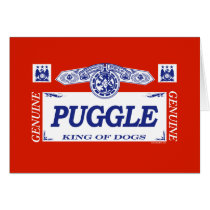 Puggle Greeting Card