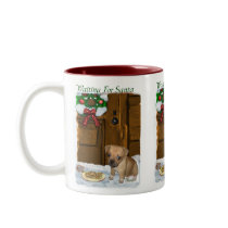 Puggle Christmas Gifts mugs