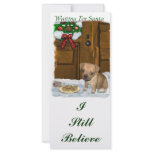 Puggle Christmas Gifts Customized Rack Card