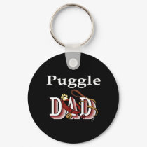 puggle dad Keychain