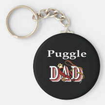 puggle dad Keychain