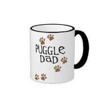 Puggle Dad Mugs