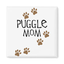 Puggle Mom Magnet