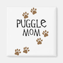 Puggle Mom Magnet