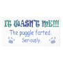 Puggle Picture Card
