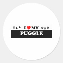 PUGGLE STICKER