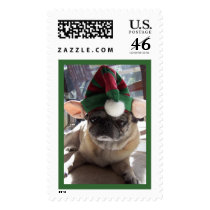 Puggy Christmas - Customized postage