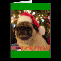 Puggy Greetings: Christmas cards