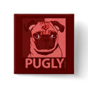 Pugly Button by jamierushad Pugly Button