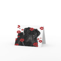 Pugs and Kisses Greeting Cards