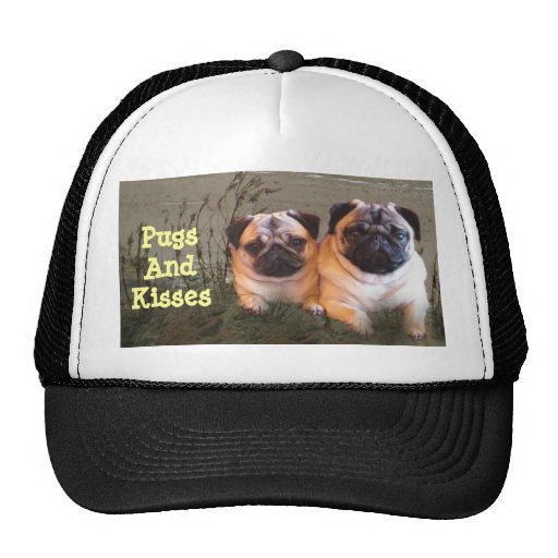 Pugs and Kisses Hat