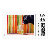 Pugs and wine postage by hbrunner11 Pugs and wine postage