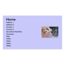 Pugs Angus & Turnip Business Card