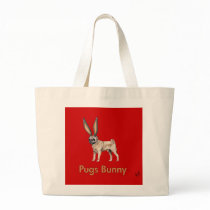 Pugs Bunny bags by BagLadyBags Pugs Bunny bags