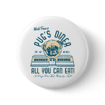Pug's Diner 50s Retro Vintage Buttons