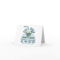 Pug's Diner Notecards (fawn)