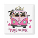 Pugs for Pink Magnet magnet