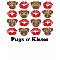 Pugs & Kisses t-shirts by magarmor Pugs & Kisses t-shirts