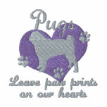 Pugs Leave Paw Prints Pink Women's
