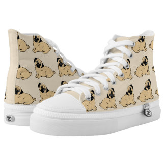 pug tennis shoes pug s printed shoes zazzle pug tennis shoes pug s printed shoes zazzle