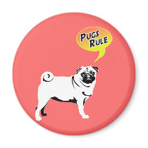 Pugs Rule magnets