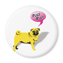 Pugs Rule! magnets