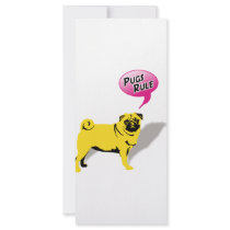 Pugs Rule! rack cards by doggenhaus Pugs Rule! rack cards