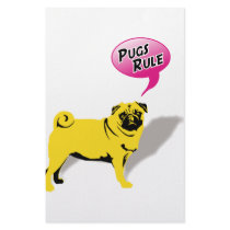 Pugs Rule! stationery by doggenhaus Pugs Rule! stationery