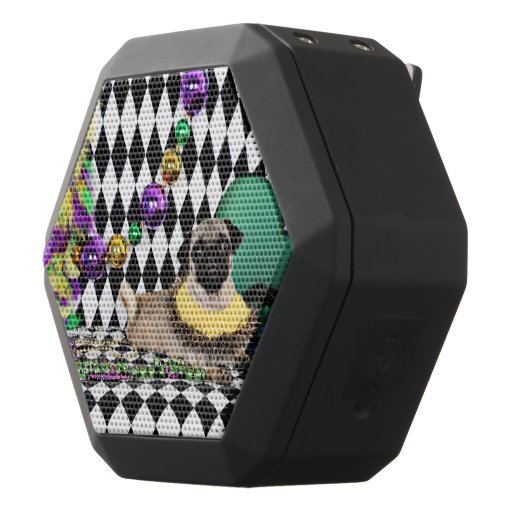pug bluetooth speaker pugsgiving mardi gras 2015 rooby pug black bluetooth speaker zazzle pug bluetooth speaker pugsgiving mardi gras 2015 rooby pug black bluetooth speaker zazzle