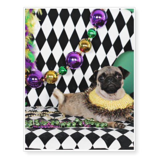 pug temporary tattoos pugsgiving mardi gras 2015 rooby pug temporary tattoos zazzle pug temporary tattoos pugsgiving mardi gras 2015 rooby pug temporary tattoos zazzle