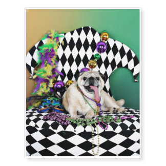 pug temporary tattoos mardi gras temporary tattoos zazzle pug temporary tattoos mardi gras temporary tattoos zazzle