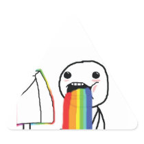 Puking Rainbows Sticker