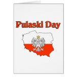 Pulaski Day. Greeting Card