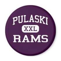 Pulaski - Rams - High School - Milwaukee Wisconsin magnets by customteamsportswear Pulaski - Rams - High School - Milwaukee Wisconsin magnets