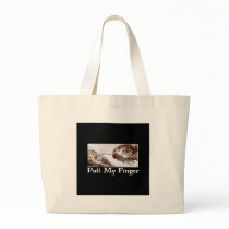Pull My Finger Tote Bags
