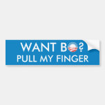 Pull My Finger Bumper Stickers