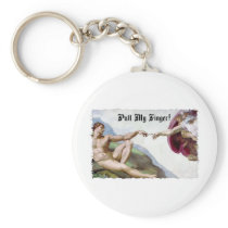 Pull My Finger Fart Humor Keychains