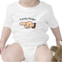 Pull My Finger Infany Creeper t-shirts by mikek92349 Pull My Finger Infany Creeper t-shirts