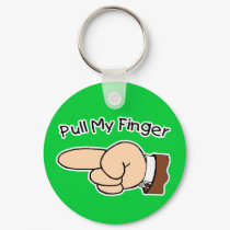 Pull My Finger Key Chain keychains by mikek92349 Pull My Finger Key Chain keychains