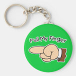 Pull My Finger Key Chain Keychain