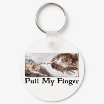 Pull My Finger keychains