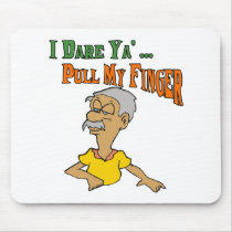 Pull My Finger mousepads