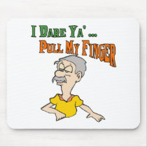 Pull My Finger mousepads